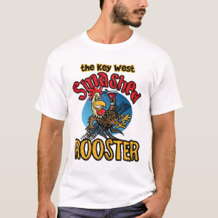 The Key West Smashed Rooster - design #3 T-Shirt