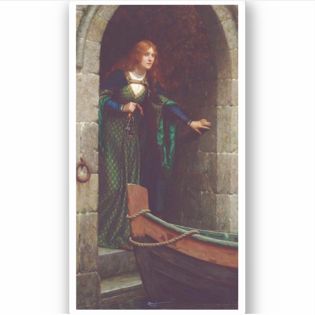 The Keys, c. 1909 by Edmund Blair Leighton Sticker (Front)