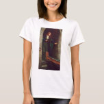 The Keys, c. 1909 by Edmund Blair Leighton T-Shirt<br><div class="desc">The Keys is a painting by British artist Edmund Blair Leighton,  and was painted in 1909. Leighton produced paintings in the early 1900's that were focused on medieval stories and legends.</div>