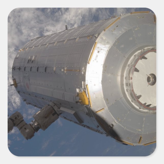 The Kibo Japanese Pressurized Module 3 Square Sticker (Front)