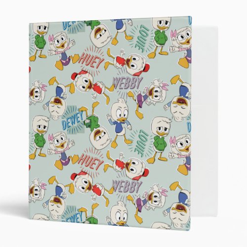 The Kids are Back in Town Pattern 3 Ring Binder