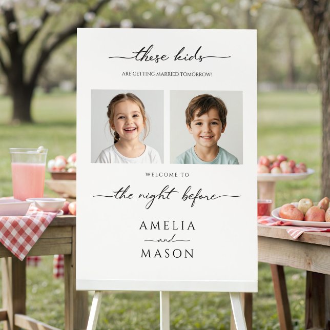 The Kids Are Getting Married The Night Before Sign (The Kids Are Getting Married The Night Before Sign)