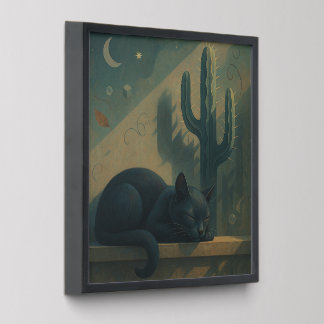 The Kind Black Cat Peel And Stick Photo Tile