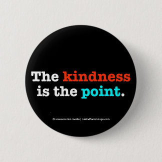 The Kindness is the Point  Button