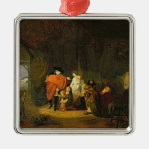 The Kindness of Louis XVI Metal Ornament