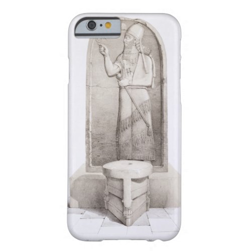 The King and Sacrificial Altar Nimrud plate 4 fr Barely There iPhone 6 Case