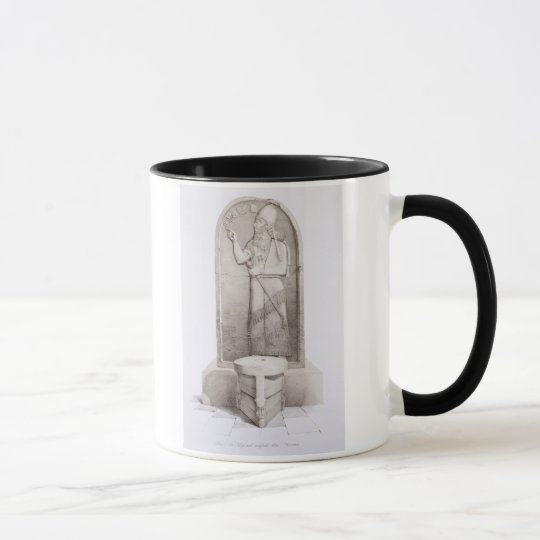 The King and Sacrificial Altar, Nimrud, plate 4 fr Mug