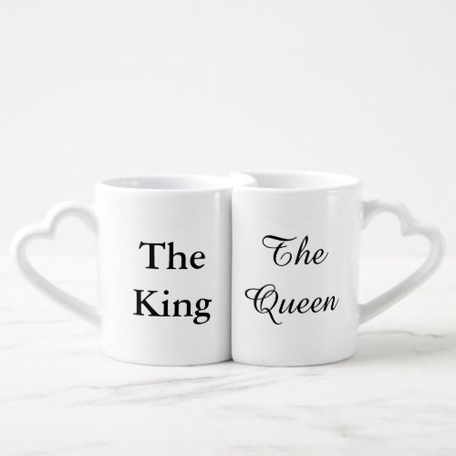 The King and The Queen Coffee Mug Set