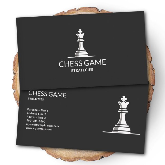The King - Chess Piece Business Card (The King - Chess Piece Business Card)
