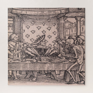 The King, from The Dance of Death Jigsaw Puzzle