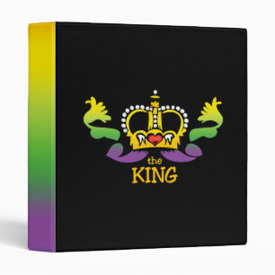 The King gets the BIG beads 3 Ring Binder