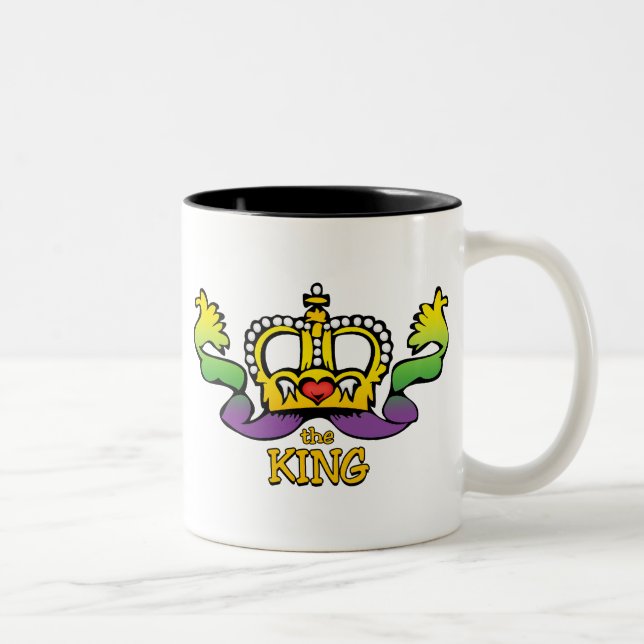 The King gets the BIG beads Two-Tone Coffee Mug (Right)