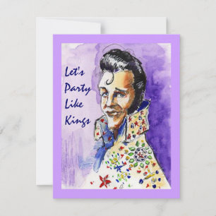 THE KING INVITES FUN PARTY LIKE KINGS ~ INVITATION