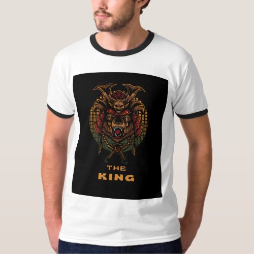 The King Log Design T Shirt 
