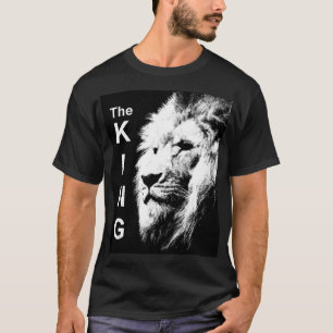 The King Modern Pop Art Lion Head Elegant Men's T-Shirt