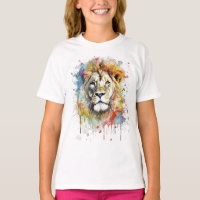 The King of Color - A Majestic Lion