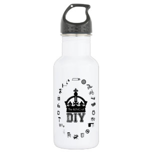 The King of DIY Black Letters Liberty Bottle