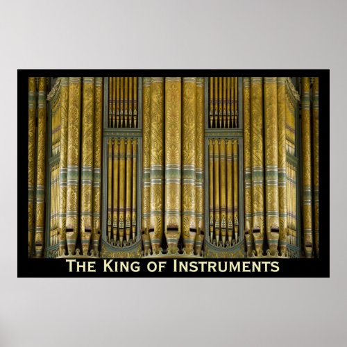 The King of Instruments organ poster _ Birmingham
