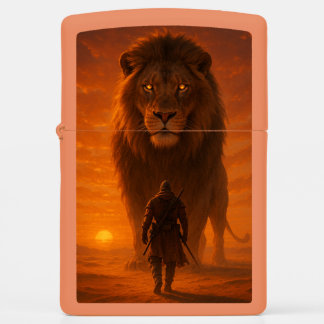 The King of Lions Zippo Lighter