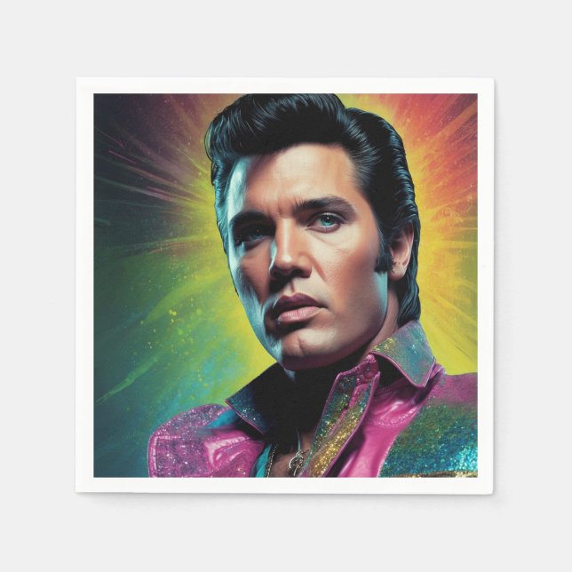 The King of Pop Art Napkins (Front)