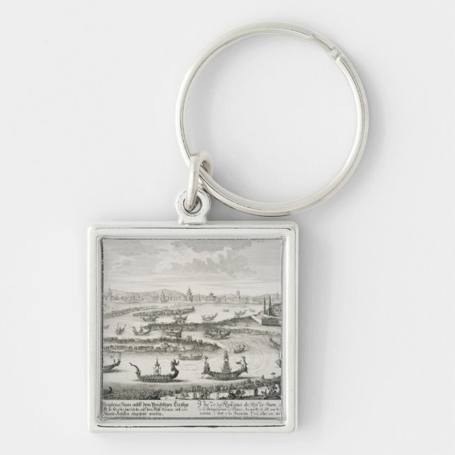The King of Siam's Residence, from 'Entwurf einer Keychain (Front)