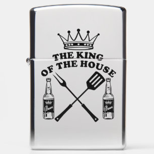The King of the House Beer Zippo Lighter