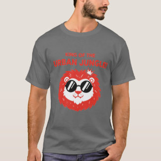 The King of the Urban Jungle Cool Lion T-Shirt