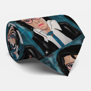 The King Painting by Alfred Fox Neck Tie