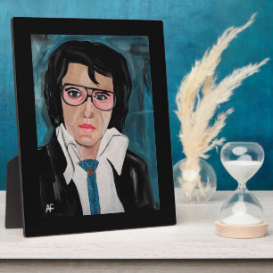 The King Painting by Alfred Fox Plaque