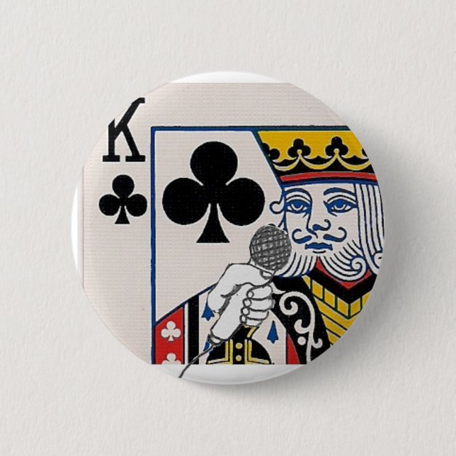 The King Pinback Button (Front)