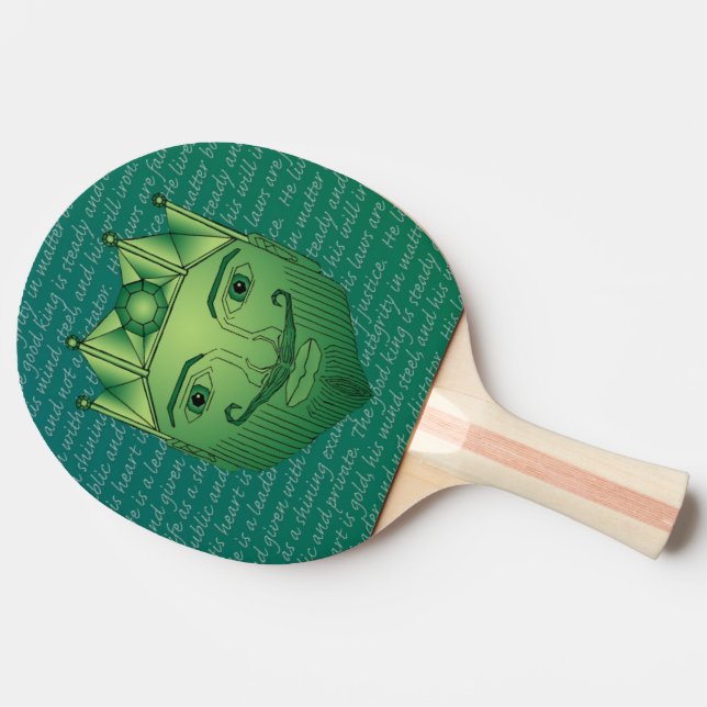 The King Ping Pong Paddle (Side)