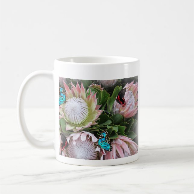 The King Protea  Coffee Mug (Left)