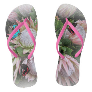 The King Protea Flip Flops