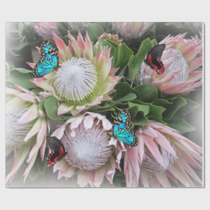 The King Protea Wrapping Paper