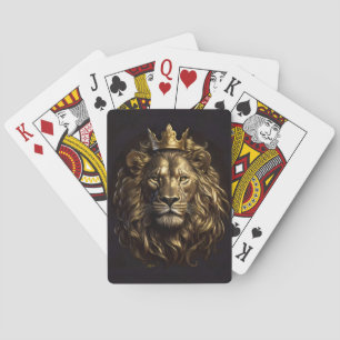 The King! The Not-So-Cowardly Lion of Oz Poker Cards