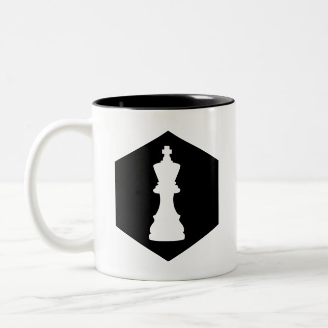 The King Two-Tone Coffee Mug (Left)