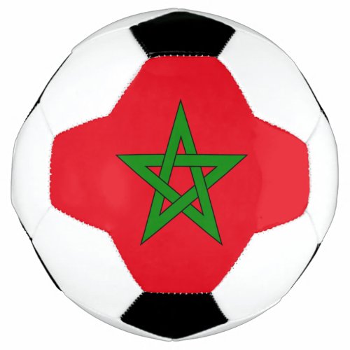 the kingdom of Morocco flag Soccer Ball