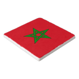 The kingdom of Morocco flag trivet