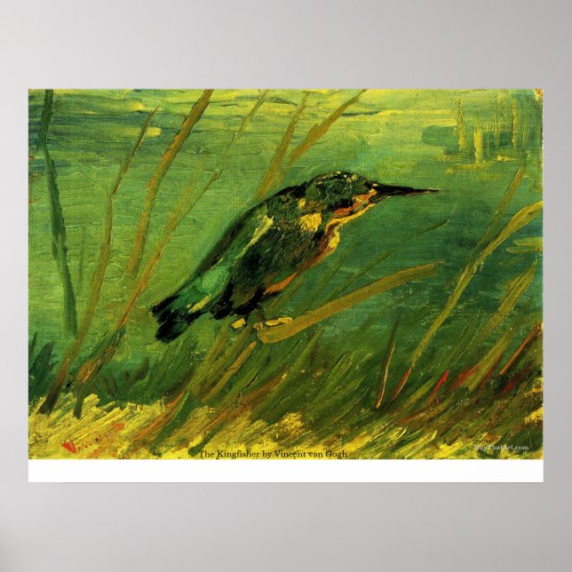The Kingfisher by Vincent van Gogh Poster (Front)