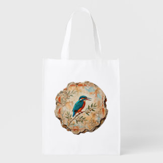 The Kingfisher Fragment: Pompei’s Azure Messenger  Grocery Bag