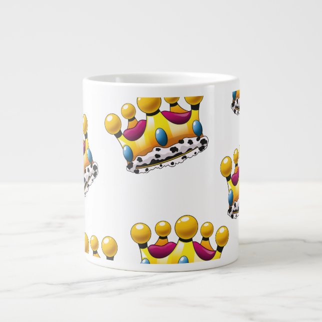 The King's Crown Giant Coffee Mug (Front)