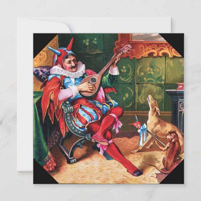 The King's Favorite Jester Invitation (Front)