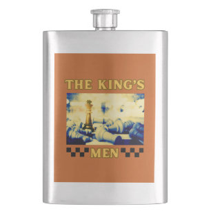 The King's Men Chess Player Flask