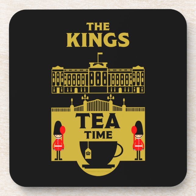 The Kings Tea Royal Coronation  Beverage Coaster (Front)