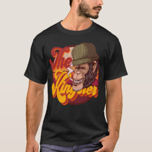 The kingster monkey funny chimp smoking T-Shirt