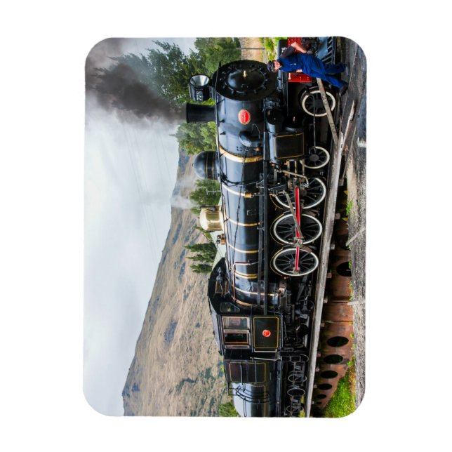 The Kingston Flyer, steam engine locomotive Magnet (Vertical)