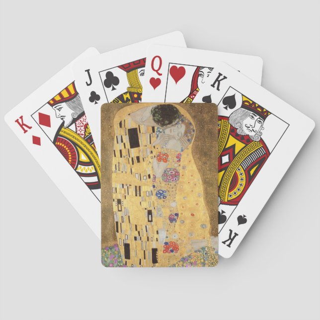 The Kiss, 1907-08 Poker Cards (Back)