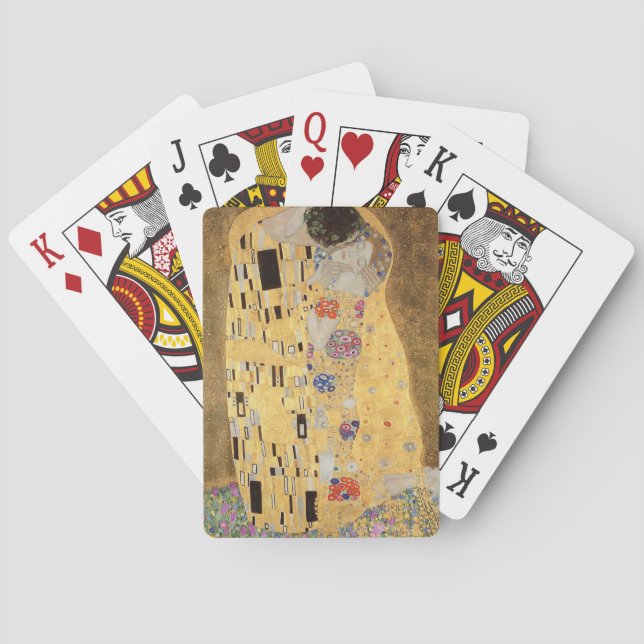 The Kiss, 1907-08 Poker Cards (Back)