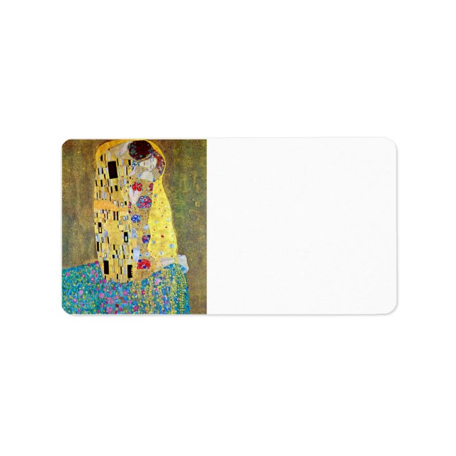 The Kiss 2 by Gustav Klimt Label (Front)