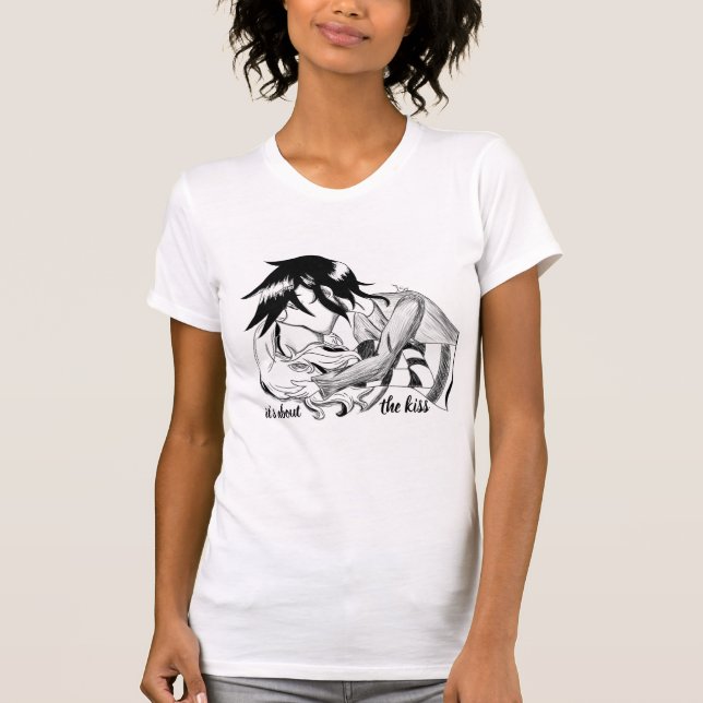 The Kiss Anime Style Illustrated T-Shirt (Front)